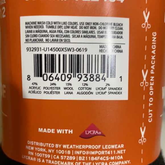 Men’s Weatherproof Vintage Outdoor Crew Socks in Black - 4 packs - Picture 5 of 10